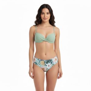 Vestido de baño tropical 3 piezas